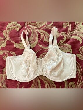 NWOT Wacoal  Style 855303 Blush Lace Full Coverage Underwire Bra 38G